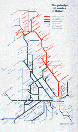 British Rail System Map