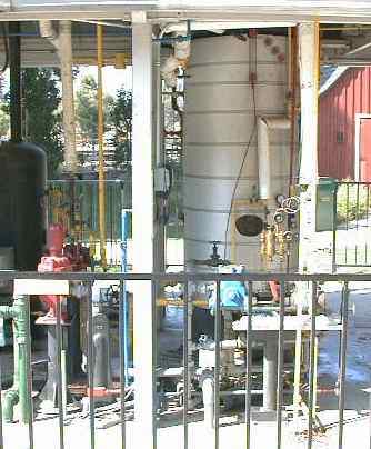 stationary steam plant boiler