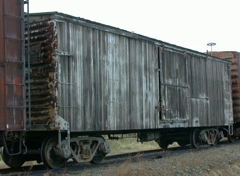wood boxcar