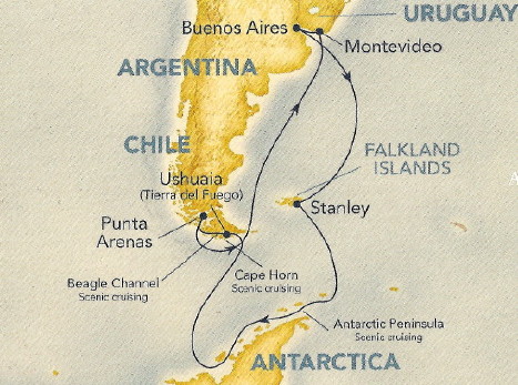 cruise map
