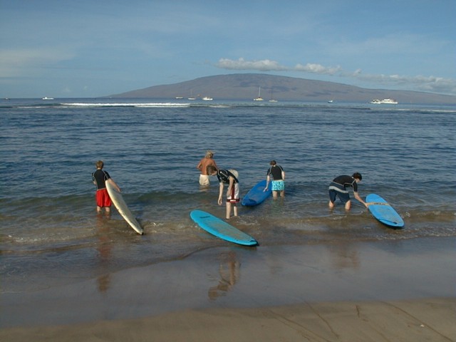 surfing lesson